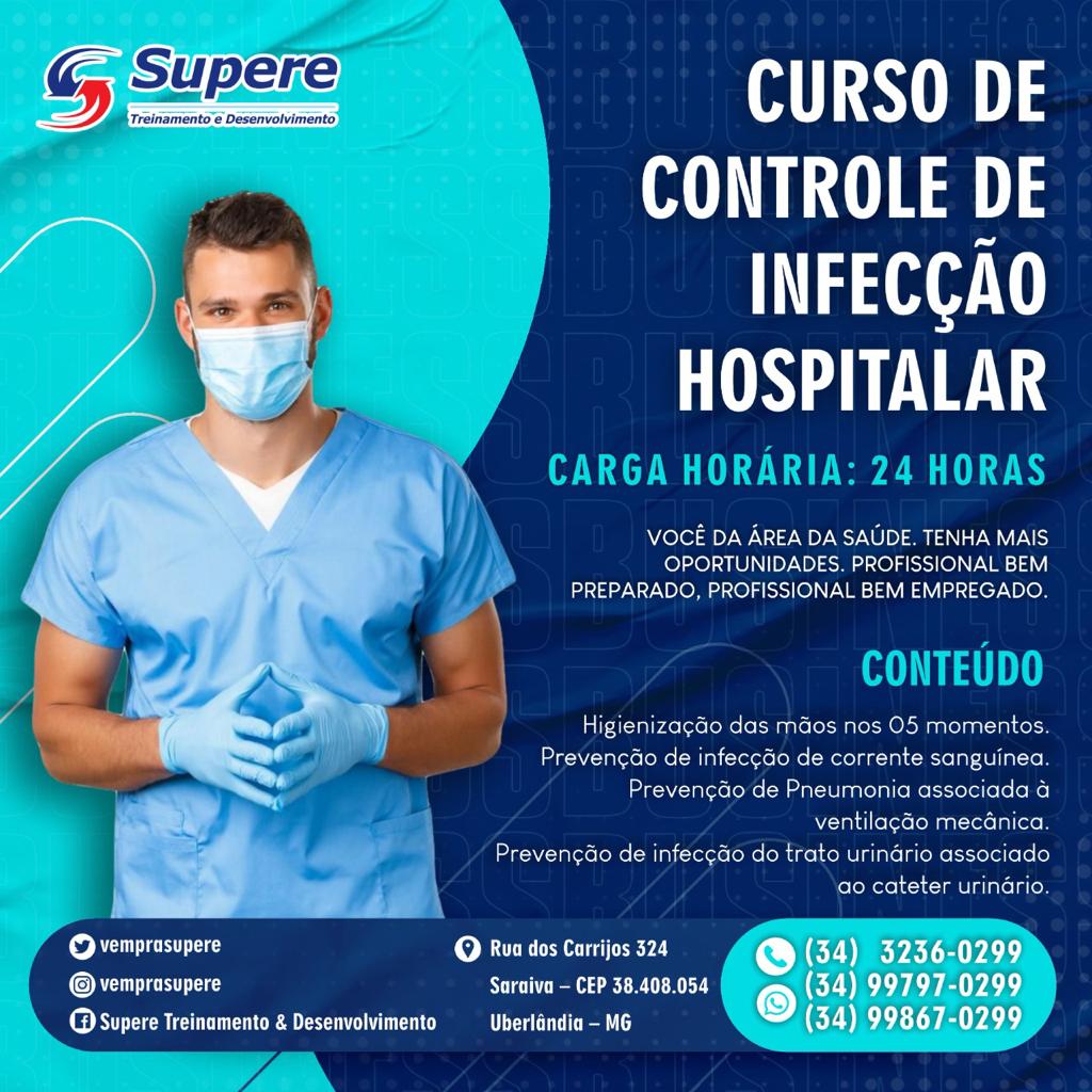 CURSO DE CONTROLE DE INFECÇÃO HOSPITALAR