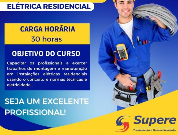 CURSO DE INSTALAÇÃO ELÉTRICA RESIDENCIAL