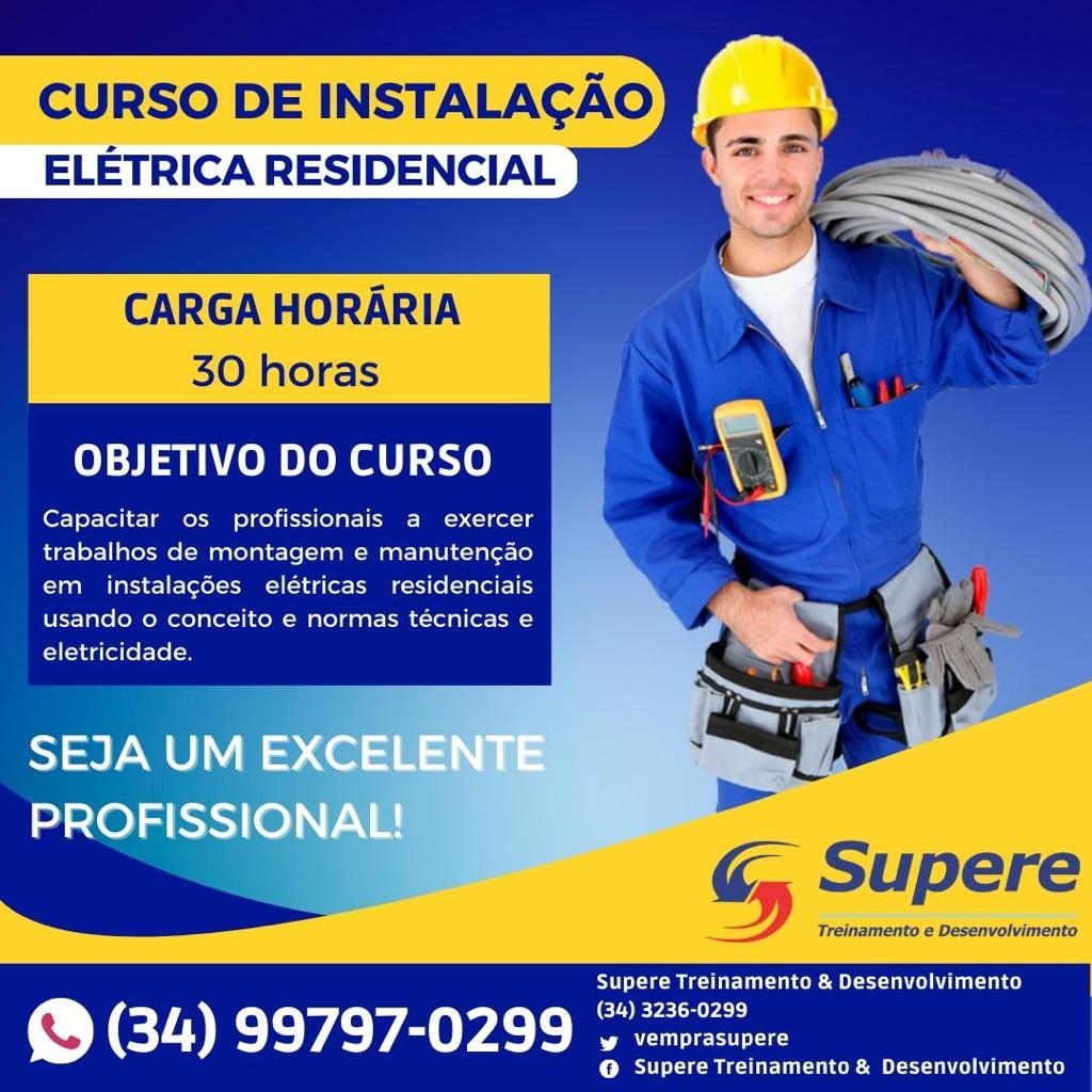 CURSO DE INSTALAÇÃO ELÉTRICA RESIDENCIAL