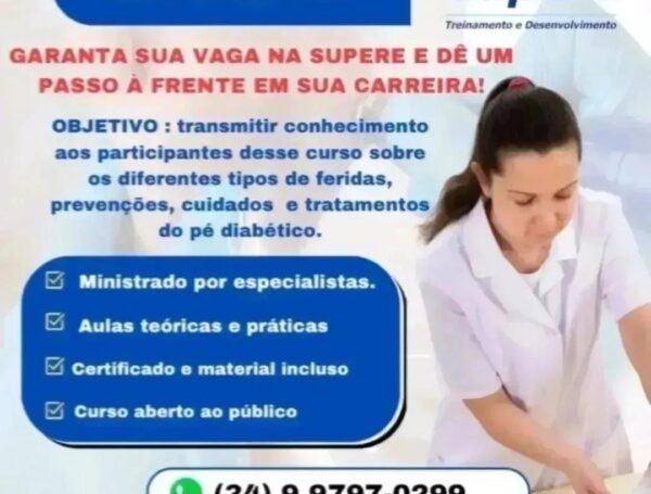 CURSO CUIDADOS COM PÉ DIABÉTICO