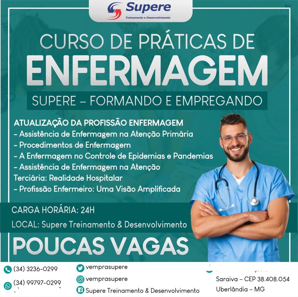 CURSO DE PRÁTICAS DE ENFERMAGEM