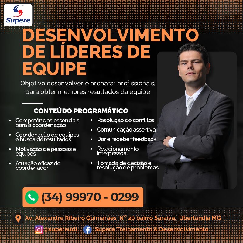 DESENVOLVIMENTO DE LÍDERES DE EQUIPE